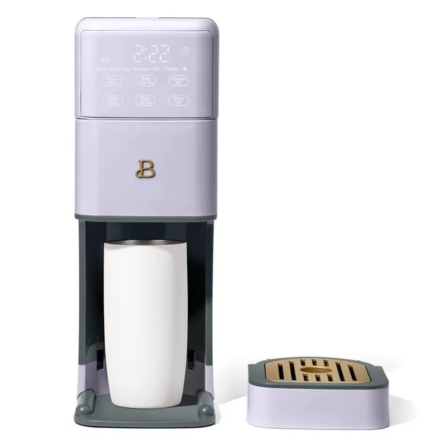 Beautiful Perfect Grind Programmable Single Serve Coffee Maker, Exact-Xtract technology, Touch-Activated Display & Integrated Burr Grinder