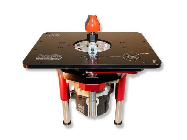 JessEm 02120 Mast-R-Lift II Router Lift with 9-1/4-Inch by 11-3/4-Inch Top Plate