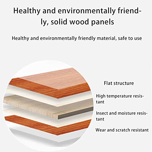 Rotating Bookshelf Solid Wood 2-Tier Floor Bookshelf in Student Dormitory Bookcase Shelf Organizer Shelves for Living Room & Office