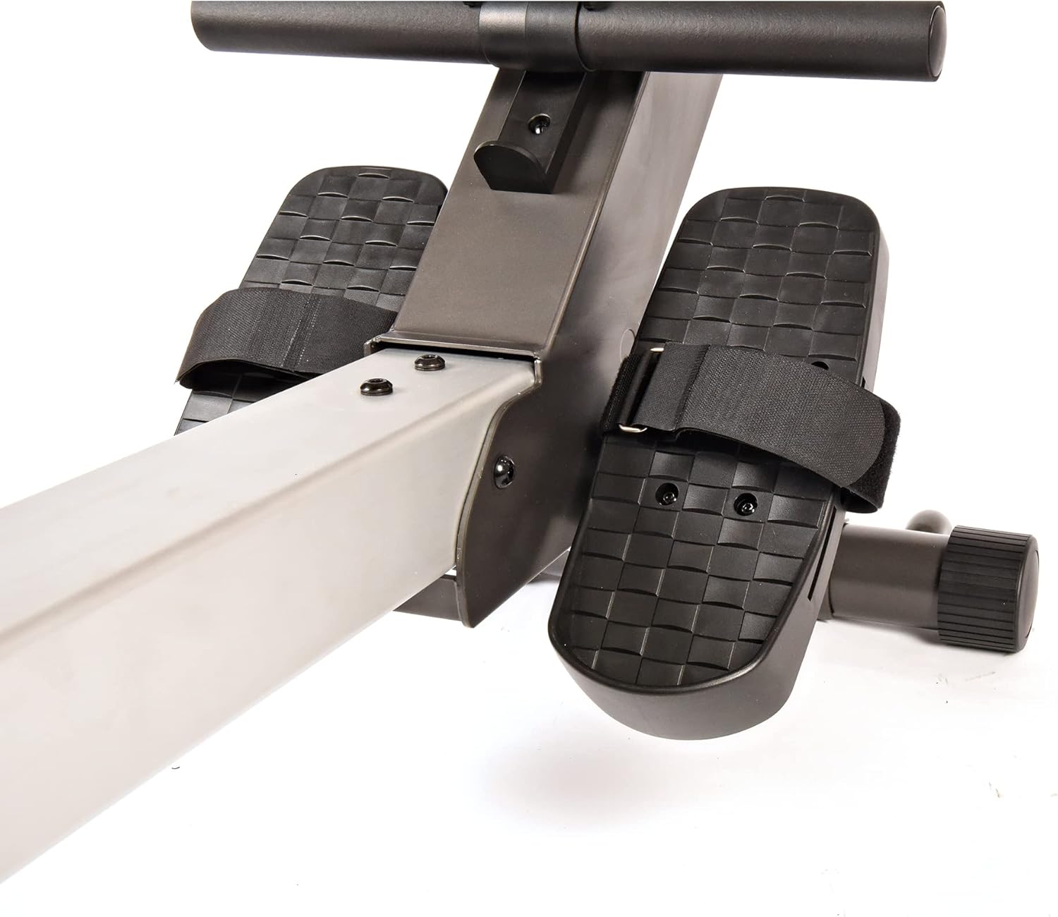 Stamina Pro Dual Air and Magnetic Resistance Rowing Machine Foldable w/Fitness Coaching App and Wireless Chest Strap Heart Monitor - Folding Rowing Machines for Home Use