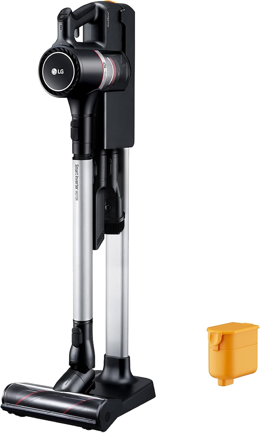 LG CordZero A9 Cordless Stick Vacuum Cleaner, Hard Floor, Carpet, Car, Pet Hair, Powerful Suction, Up to 50 Min Removable Battery, Lightweight, Handheld, A913BM, Matte Black