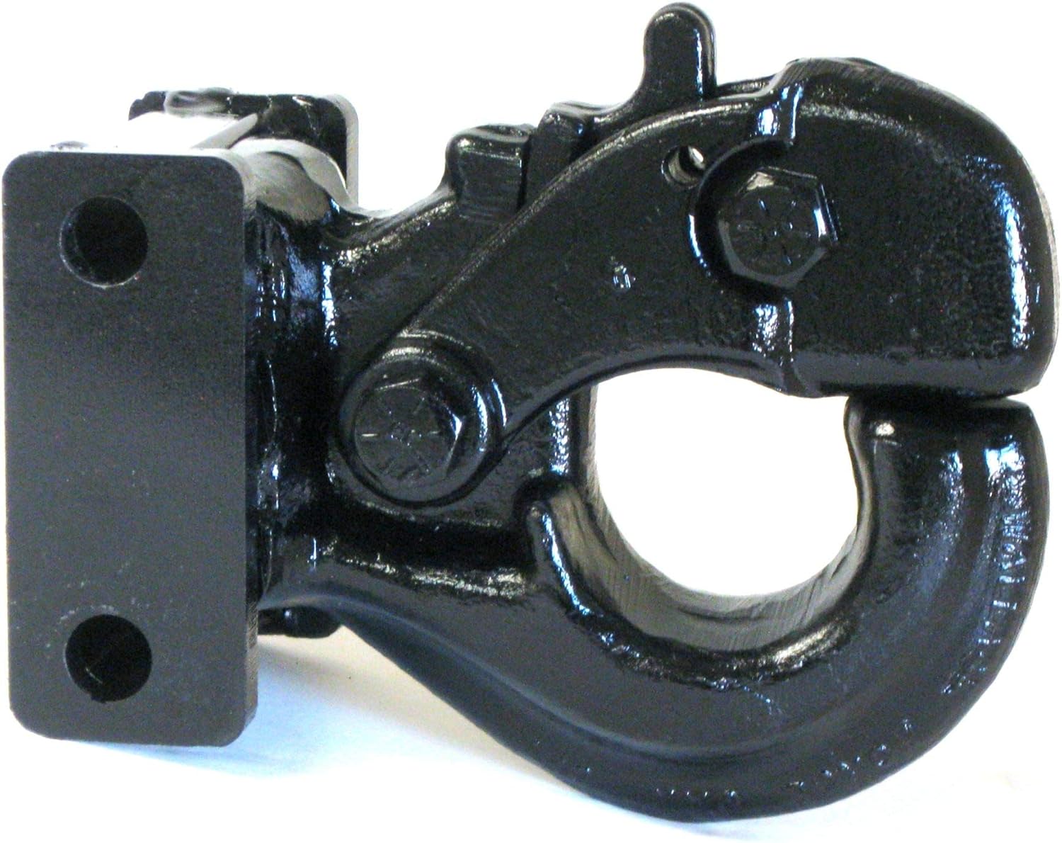 Shocker Air Pintle Hitch - Adjustable - Military Style Hitch, Fits 2" Hitch - 0" to 4" of Drop, 12000 lbs