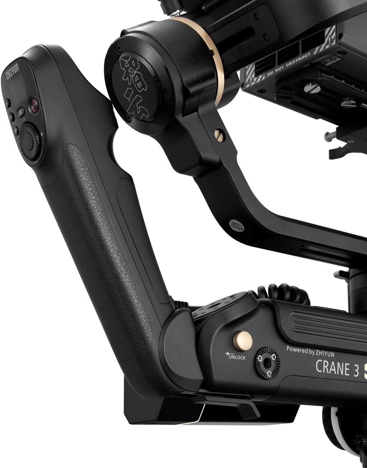 Zhiyun Crane 3S Smartsling Kit [Official] 3-Axis Handheld Gimbal Stabilizer for DSLR Cinema Cameras and Camcorder (with Smartsling Handle)