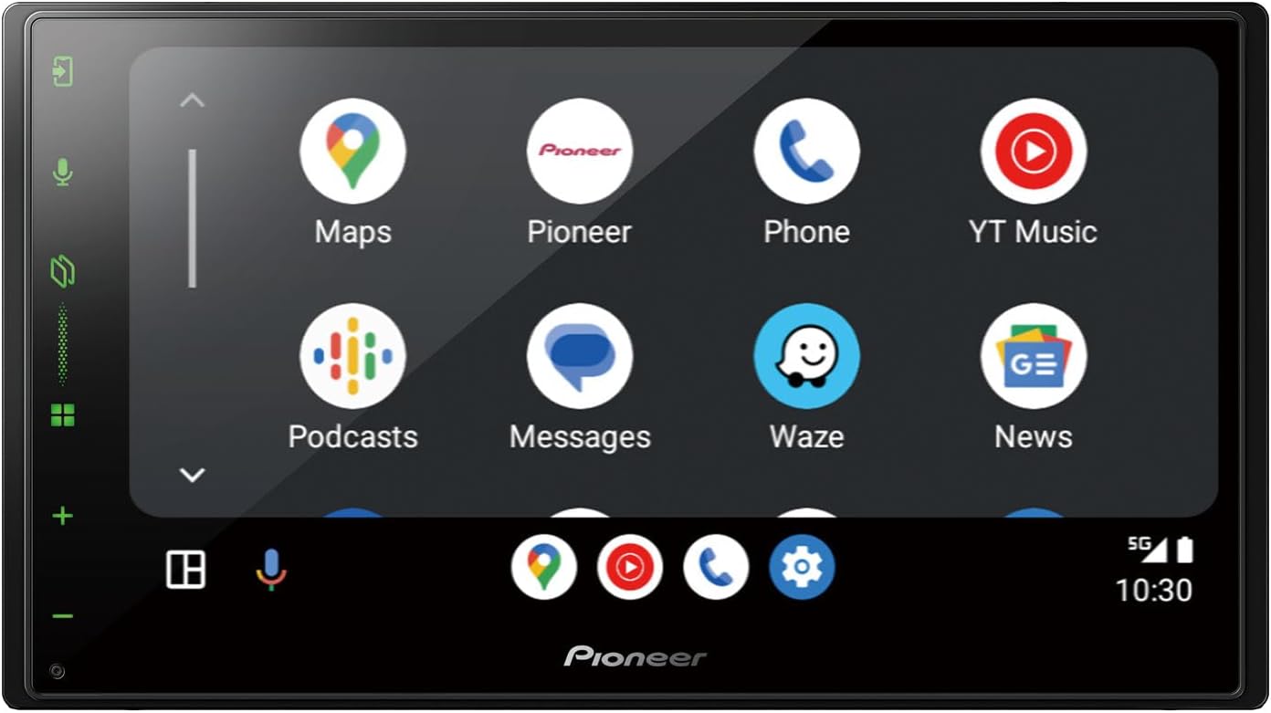 Pioneer DMH-W3000NEX 6.8" Double Din Multimedia Digital Media Receiver, Wireless Apple CarPlay and Android Auto, Bluetooth, Backup Camera Compatible, Touchscreen, One Touch Navigation
