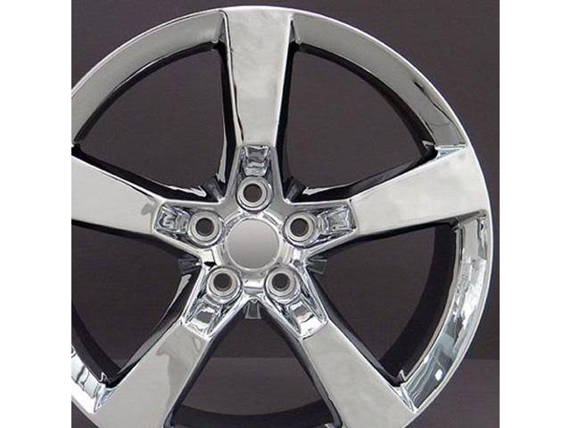 OE Wheels 20x9 Wheel Fits Camaro - SS Style Chrome Rim, Silver