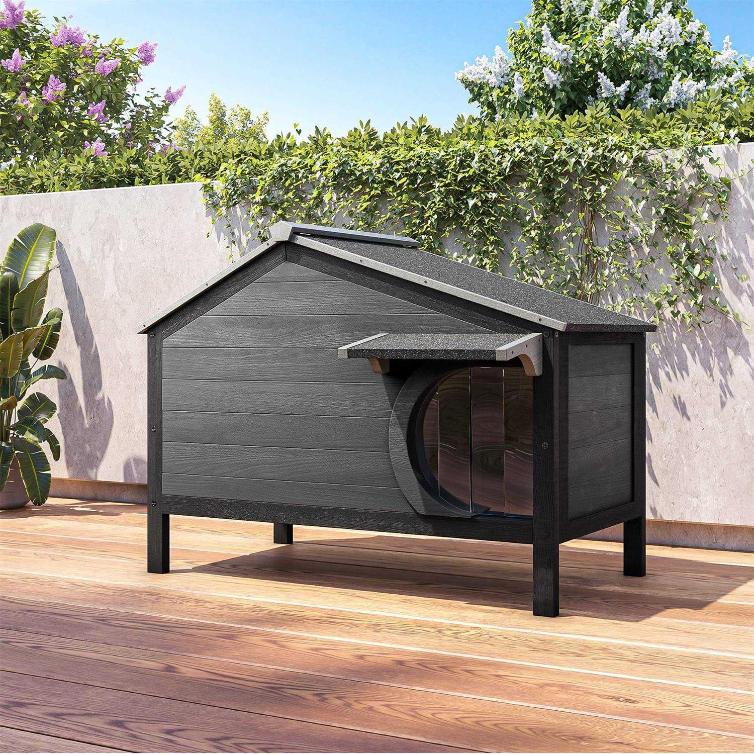 BELLEZE Outdoor Insulated Wooden Cat House - Pet Supplies online store