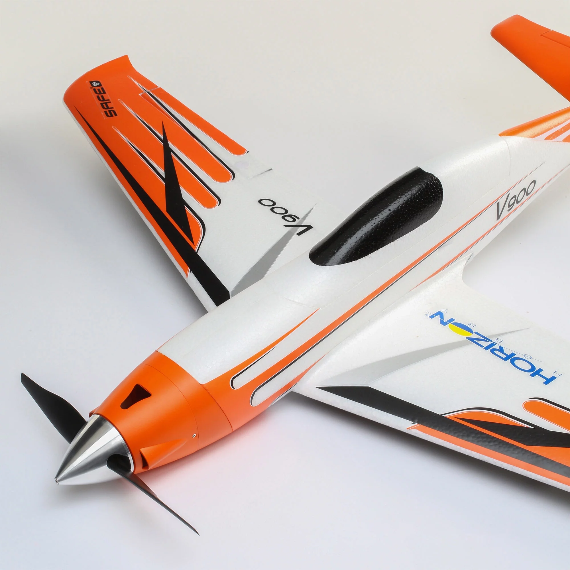 E-flite RC Airplane V900 BNF Basic Transmitter Battery and Charger Not Included with AS3X and SAFE Select 900mm EFL74500 Airplanes B&F Electric