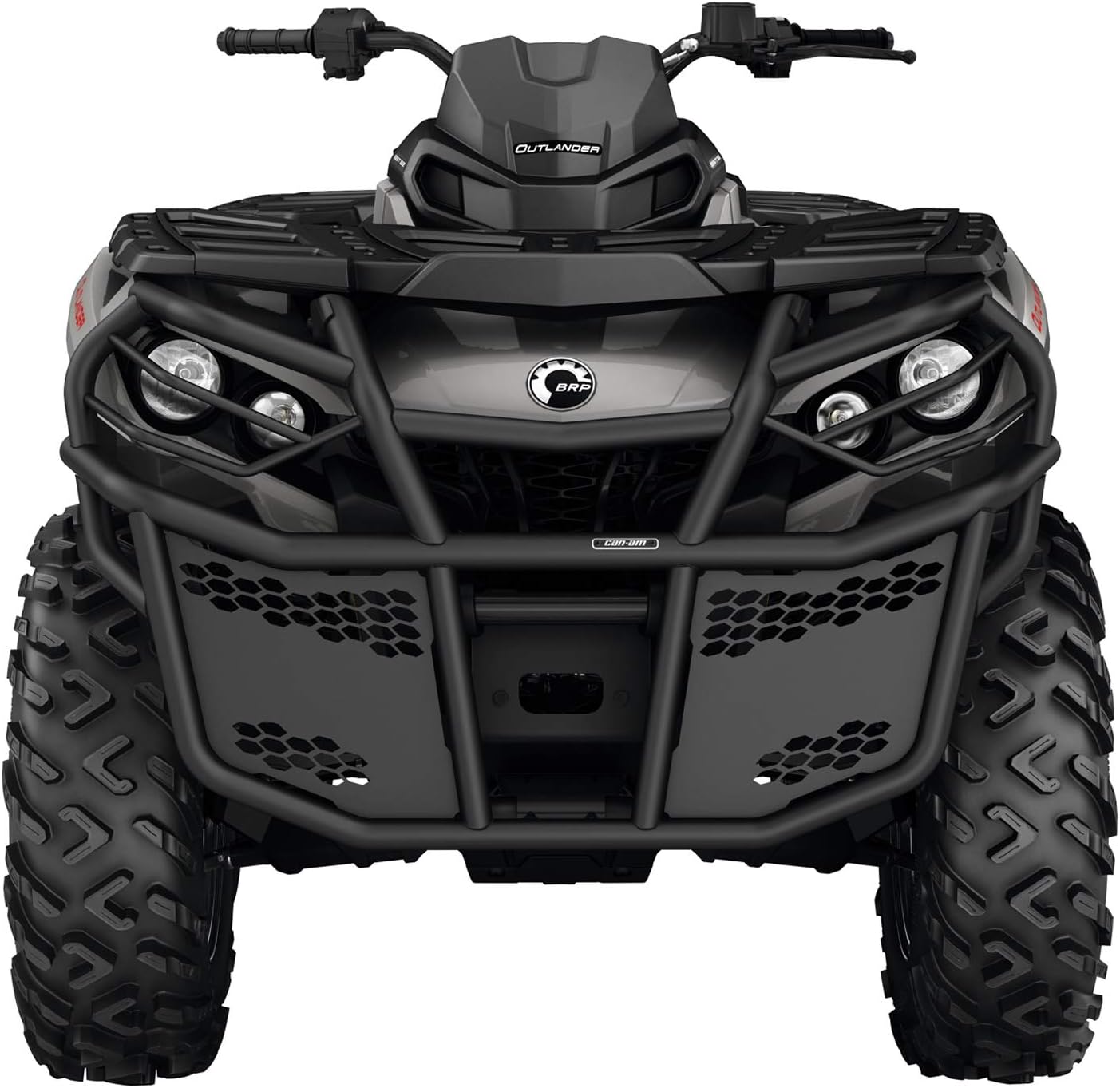 CAN-AM OUTLANDER G2 AND G2L BLACK RANCHER FRONT BUMPER KIT # 715003461
