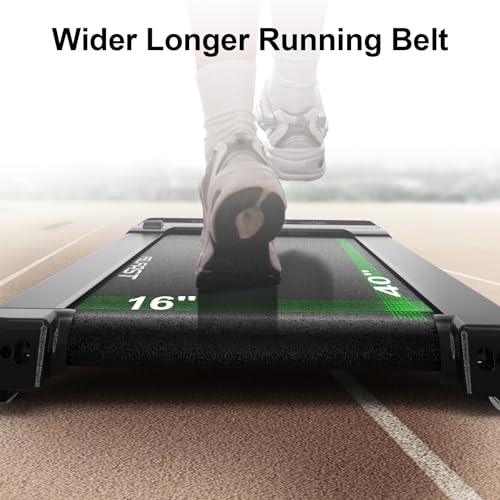 Walking Pad Treadmill with 12% 6° Auto Incline, Under Desk Treadmill for Home Office w/Remote Control, 6 HIIT Mode, 265Lbs Weight Capacity, 4 MPH Max, Desk Treadmill in LED Display