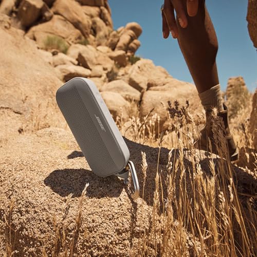 Bose SoundLink Flex Portable Bluetooth Speaker (2nd Gen), Portable Outdoor Speaker with Hi-Fi Audio, Up to 12 Hours Battery Life, Waterproof and Dustproof, Twilight Blue - Limited Edition Color
