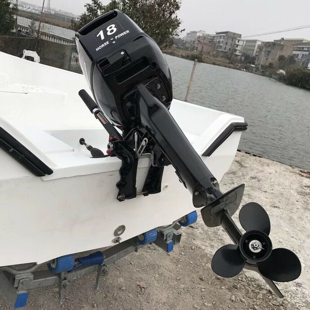 Wuzstar 18HP 2-Stroke Outboard Motor Fishing Boat Engine Water Cooling CDI R/min