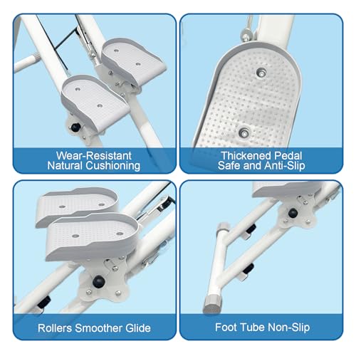 Stair Stepper for Home Vertical Climber, Foldable Full Body Exercise Aerobic Climbing Machines, Mountaineering Fitness Equipment with Adjustable Handles