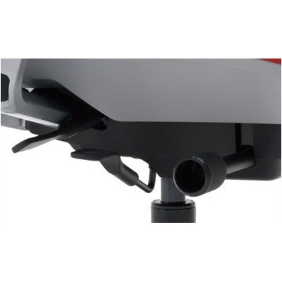 Steelcase Amia Task Chair: Platinum Frame/Base - 4 Way Adjustable Arms - Standard Carpet Casters