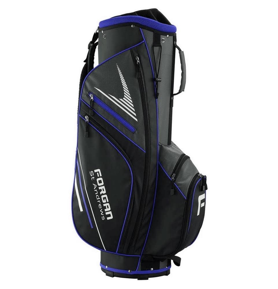 Forgan of St Andrews Super Lightweight Golf Cart Bag with 14 Club Dividers Blue