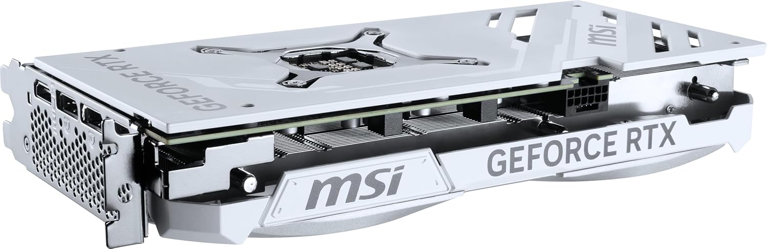 MSI Gaming RTX 4070 Ti Super 16G Ventus 2X White OC Graphics Card (NVIDIA RTX 4070 Ti Super, 256-Bit, Extreme Clock: 2655 MHz, 16GB GDRR6X 21 Gbps, HDMI/DP, Ada Lovelace Architecture)