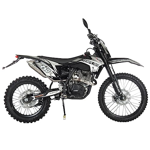 X-PRO Templar Dirt Bike with 5-Speed Manual Transmission 21"/18" Wheels | 250cc, All Lights, Electric/Kick Start, Zongshen Brand Engine