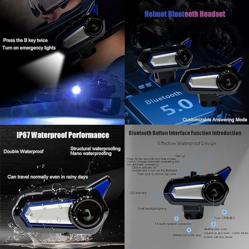 DOT Approved,with Double Visor Microphone,Full Face Motorcycle Helmet,Motorbike Bluetooth Modular Helmet,Flip Up Motorcycle Helmet,Full Face Flip Anti-Fog Dual Visor Helmet,Integrated Helmet
