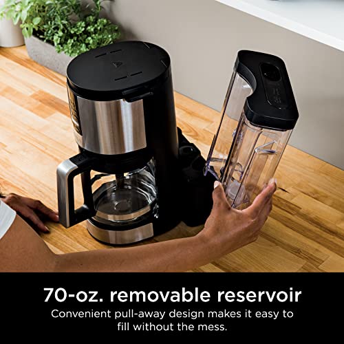 Ninja DCM200C Programmable XL 14-Cup Coffee Maker, 14-Cup Glass Carafe, With Permanent Filter, Stainless Steel