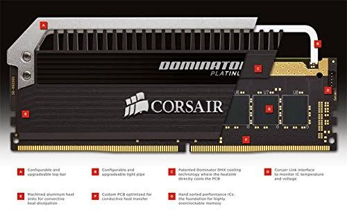 Corsair Dominator Platinum Series 64GB (4 x 16GB) DDR4 DRAM 3200MHz C16 Memory Kit