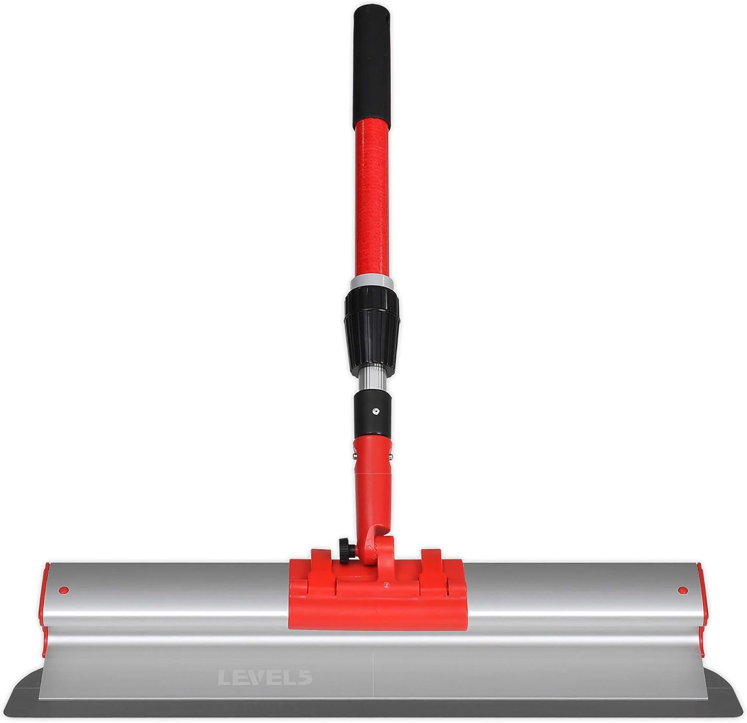LEVEL5 Skimming Blade Combo, 10 Blade + 40 - 67 Extension Handle | Smoothing/Knockdown Drywall Knife | Extruded Aluminum & European Stainless Steel Construction | High-Impact End Caps | 5-422