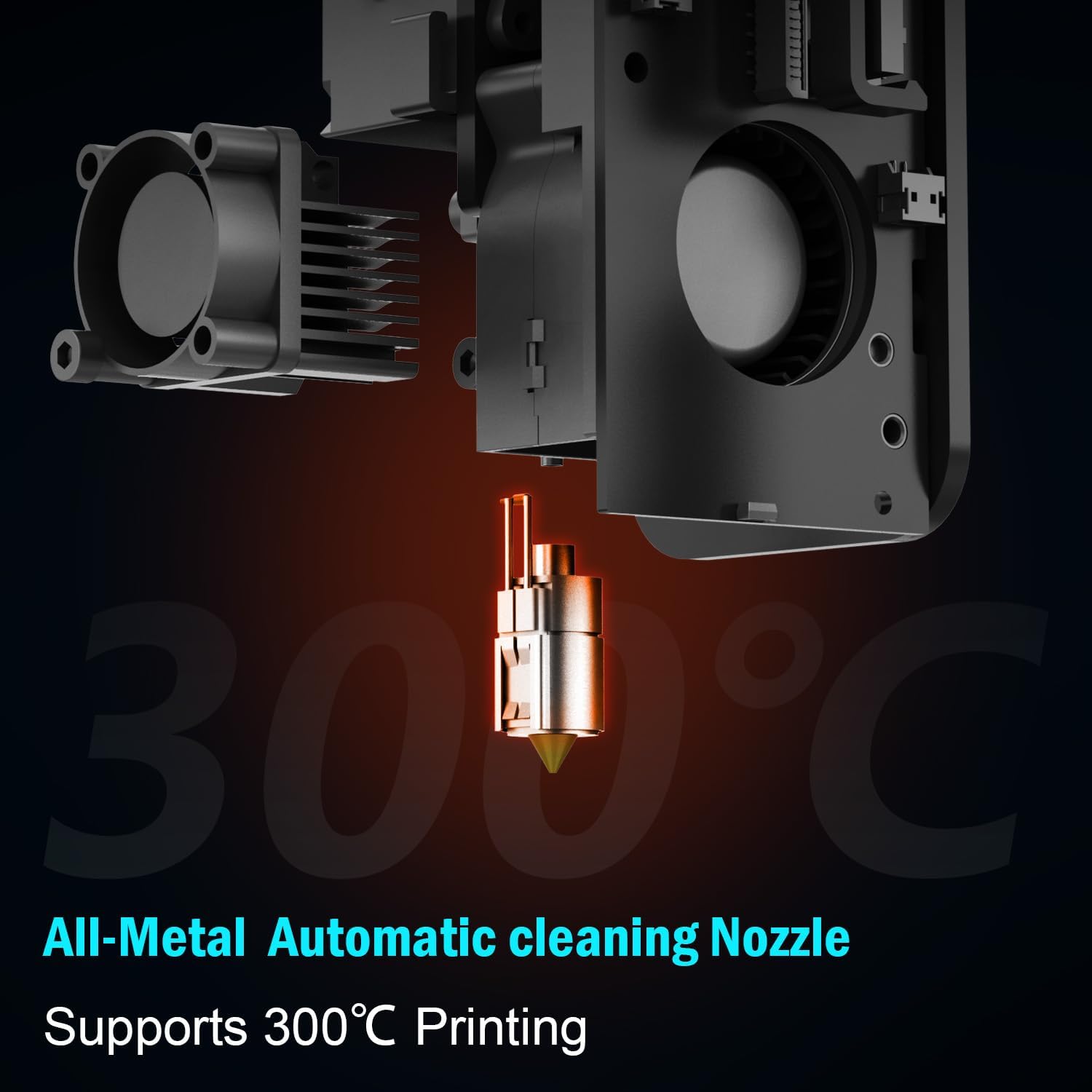 Artillery Sidewinder X3 Plus 3D Printer 300mm/s High Speed Large FDM Printer Auto-Leveling Dual-Gear Direct Extruder and High-Temp Auto Cleaning Nozzle Ideal for Beginners 11.8x11.8x15.7In