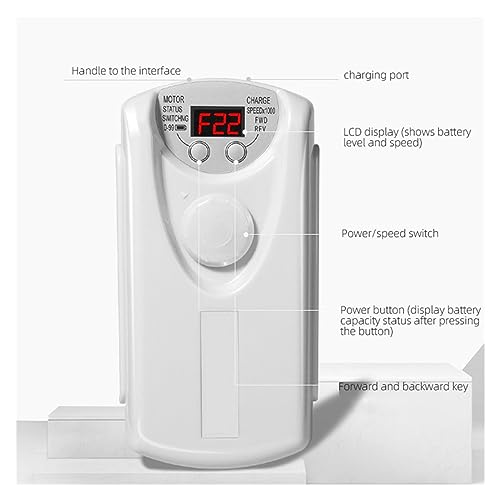 Nail Drill, 30000RPM Rechargeable Electric Nail Drill Machine with HD LCD Display Nail Master for Manicure Nail Art Tools Manicure Pedicure Tool, Nail Drill Bits Sanding Ba (Bianco