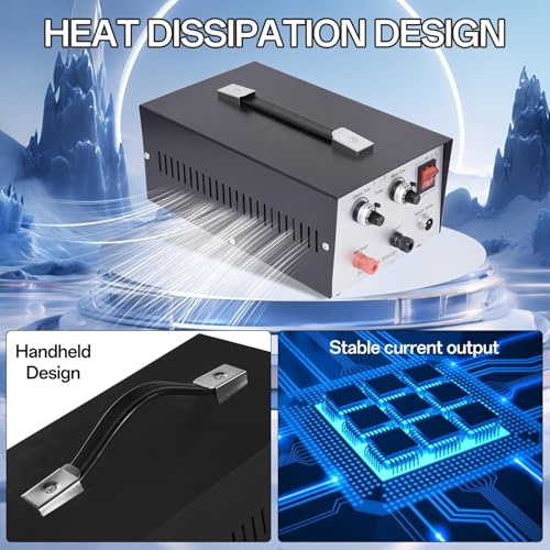 Jewelry Spots Welder for 0.1MM-0.8 MM- 110V Portable Spots Welding Machine Adjustable Welding Power| Jewelry Welder Spots Welder Pulse Argons Arc Jewelry Welder Jewelry Spots Welding Tool