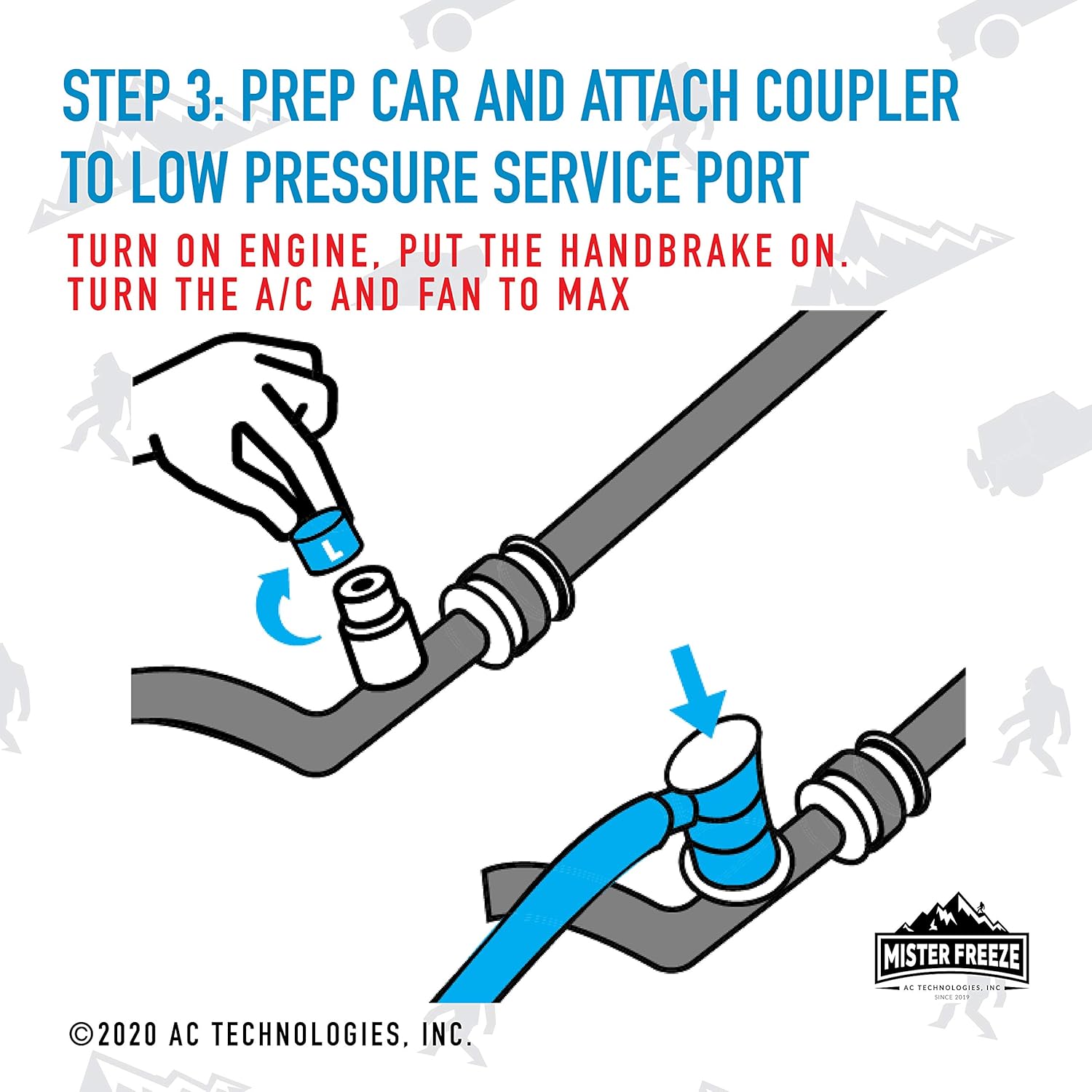 Mr. Freeze Car Air Conditioner Synthetic R134A Refrigerant, AC Recharge Kit with Hose and Wireless Digital Temperature Sensor, 14 Oz Pack of 2