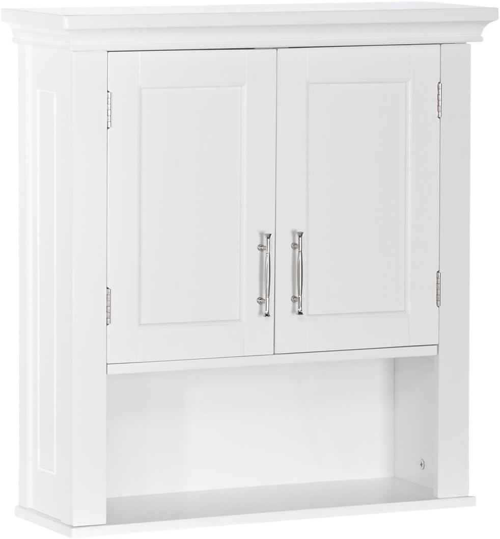 RiverRidge Somerset Two-Door, Gray Wall Cabinet