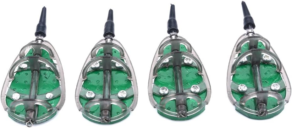Fishing Feeder Mould, Carp Fishing Baits Feeder Mould Set Device Fishing Feeder Tool 30/40/50/60g Fishing Accessory