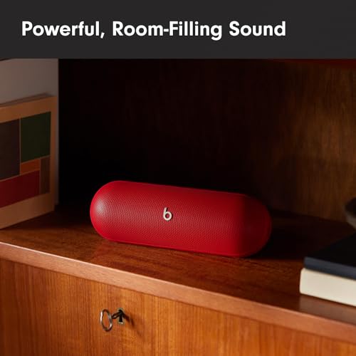 Beats Pill - Portable Bluetooth Speaker- Up to 24H Battery Life, Water Resistant, Bluetooth, Apple & Android Compatible, Seriously Loud Sound for Home, Outdoor and Travel- Champagne Gold