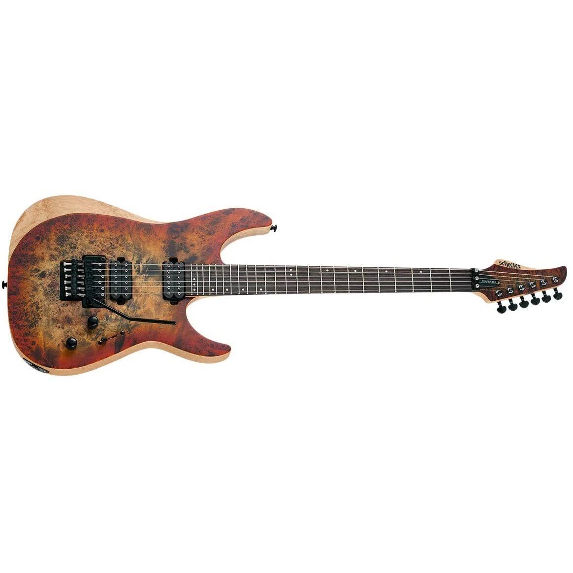 Schecter Reaper-6 FR Electric Guitar (Satin Inferno Burst)