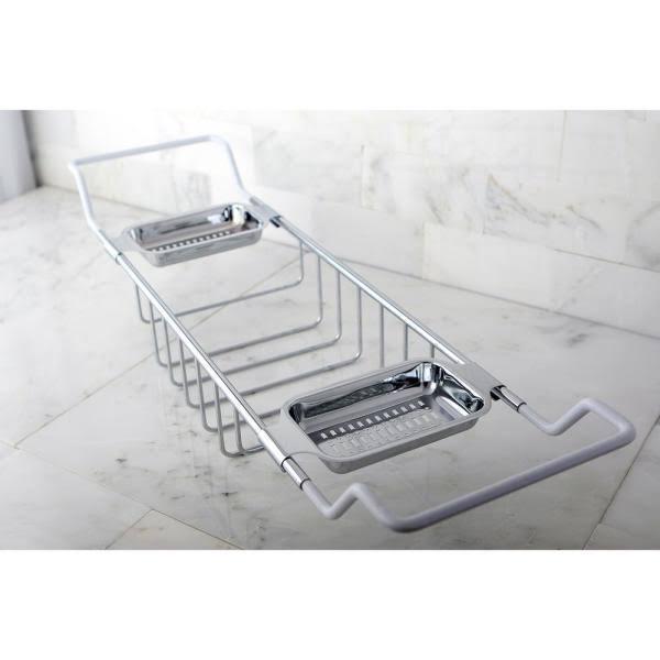 Kingston Brass Claw Foot Bathtub Caddy in Polished Chrome