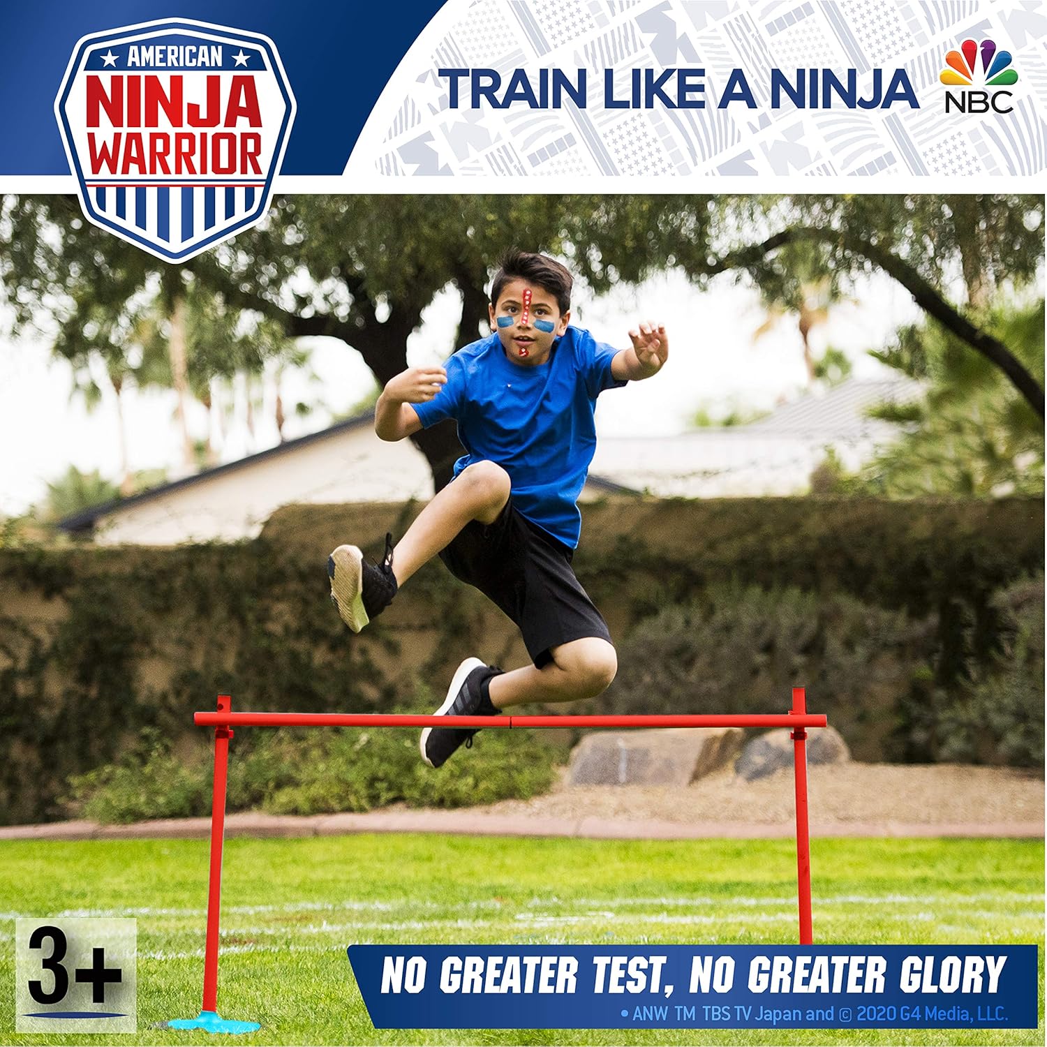 American Ninja Warrior Family Agility Set - Obstacle Race Course - Great for Children, Adults and Pets - Perfect Outdoor Fun Racing Obstacles for All Ages!