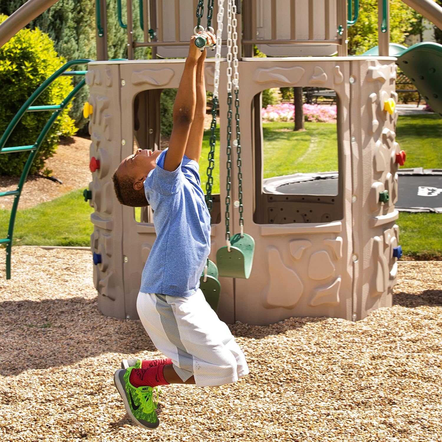 Lifetime 290633 Adventure Tower Swing Set, Earthtone