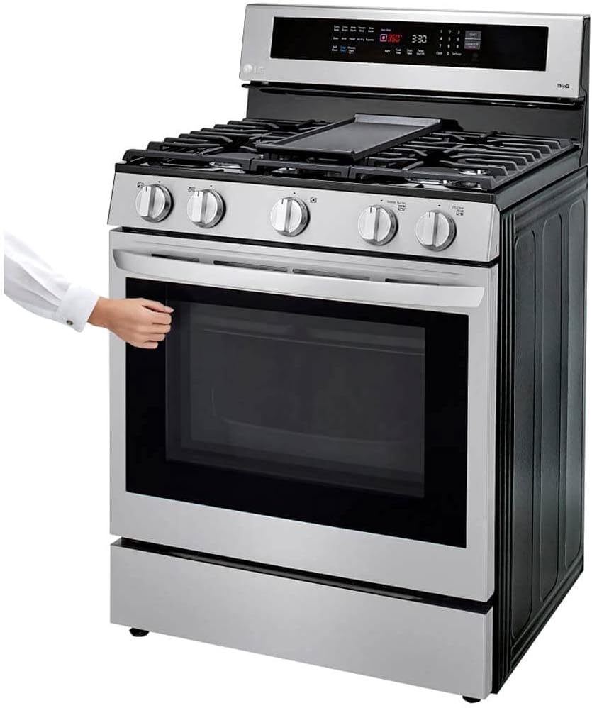 LG LRGL5825F 5.8 Cu. Ft. Stainless Steel Gas Range with Air Fry