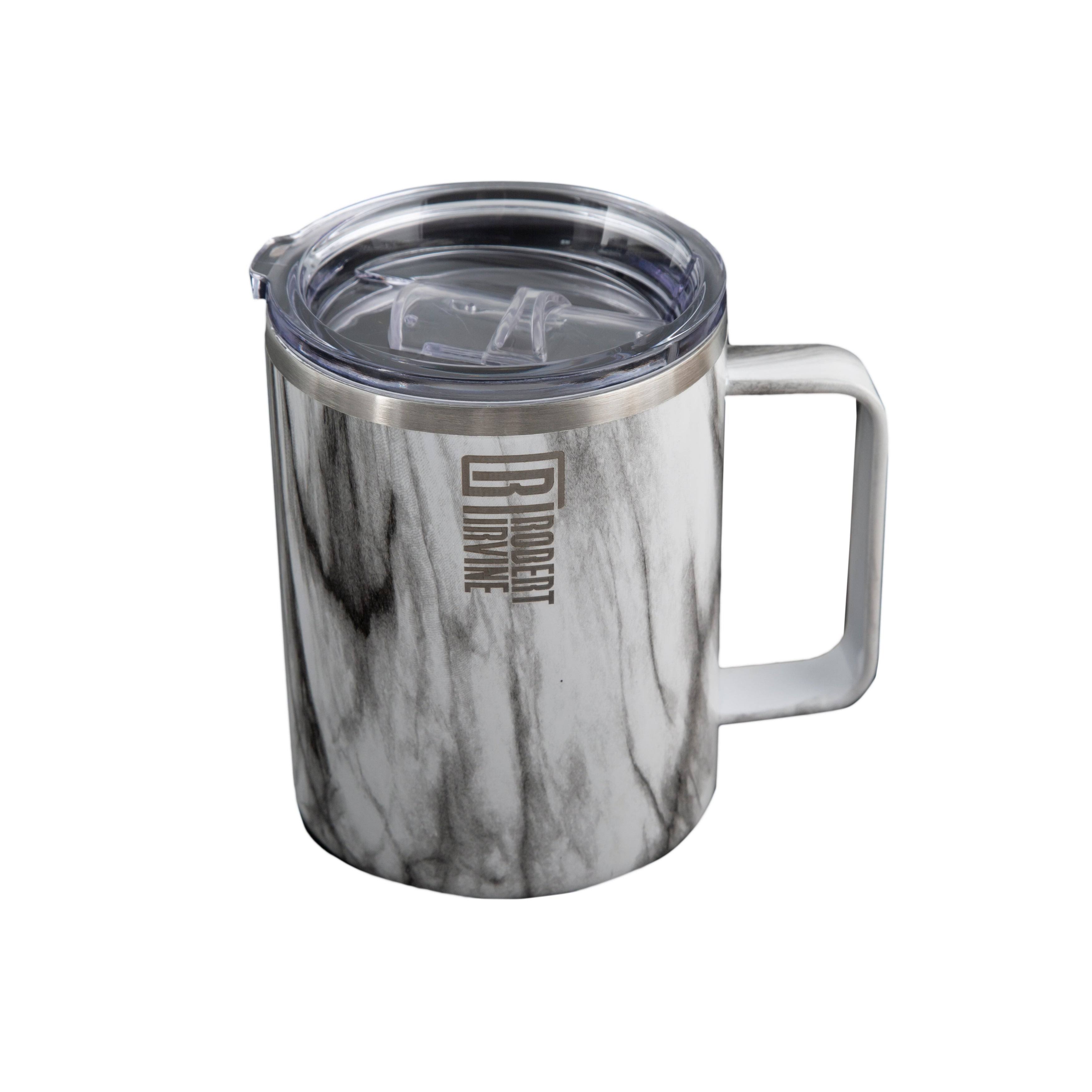 Robert Irvine by Cambridge Insulated Coffee Mugs, Set of 2 - Gray