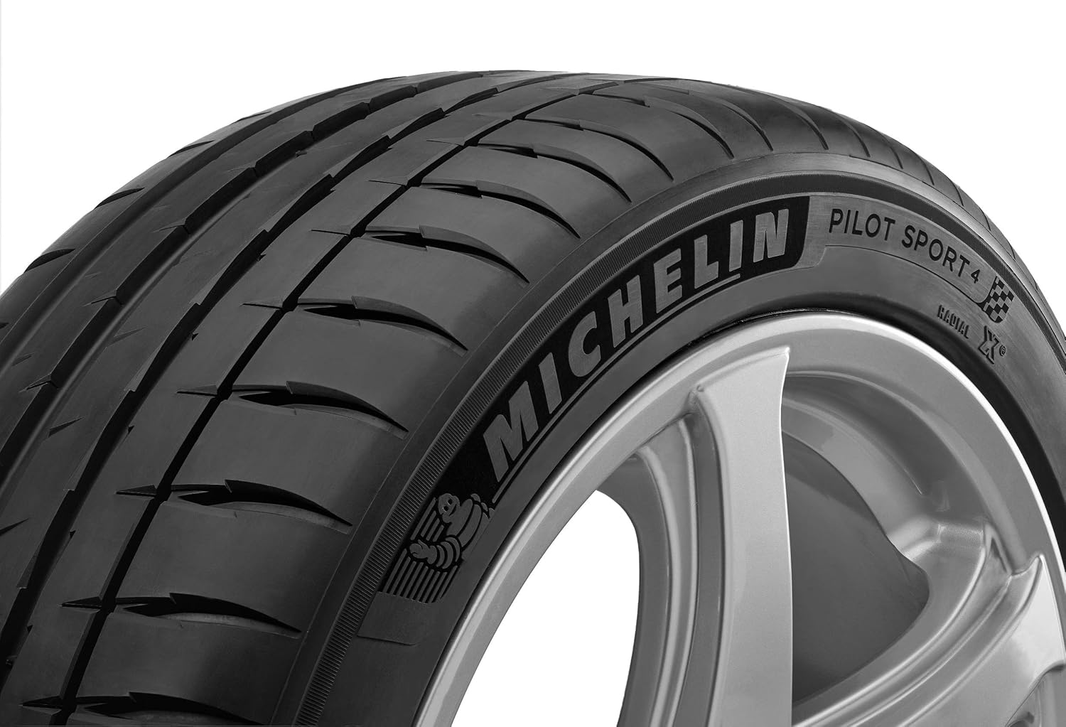 MICHELIN Pilot Sport 4 Summer Radial Car Tire for High Performance Passenger Cars and Sedans; 225/45R18/XL 95Y