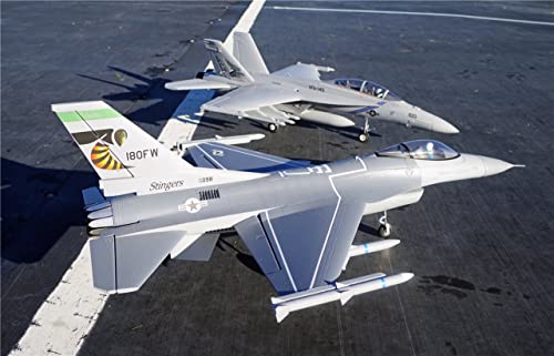 Fms RC Airplane for Adults F-18 70mm Super Hornet Remote Control Airplane 6 Channel EDF Jet Without Reflex PNP (NO Radio Battery Charger)