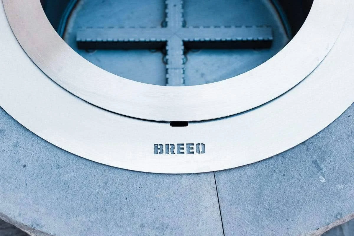 Breeo x Series 24 Smokeless Fire Pit Insert Package | Corten Steel | American Made