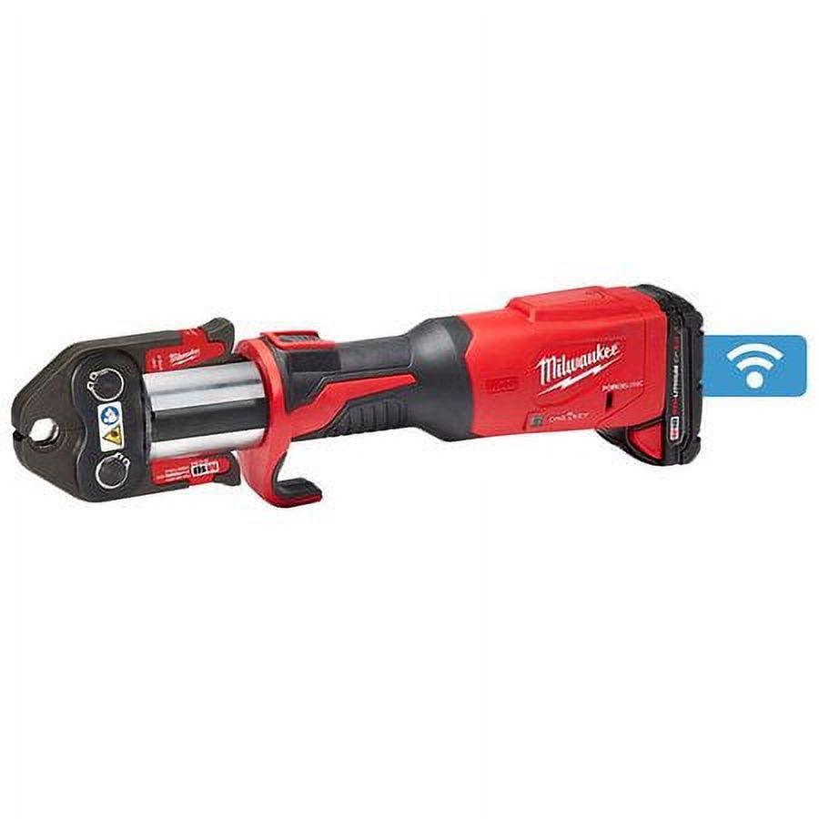 Milwaukee 2922-22 M18 FORCE LOGIC Brushless Lithium-Ion 1/2 in. - 2 in. Jaws Cordless Press Tool with ONE-KEY Kit (2 Ah)