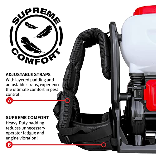 TOMAHAWK Battery Powered Backpack Mosquito Fogger 4 Gallon 36V Leaf Blower for Pest Control Ticks Mites (4 Gal Fogger)