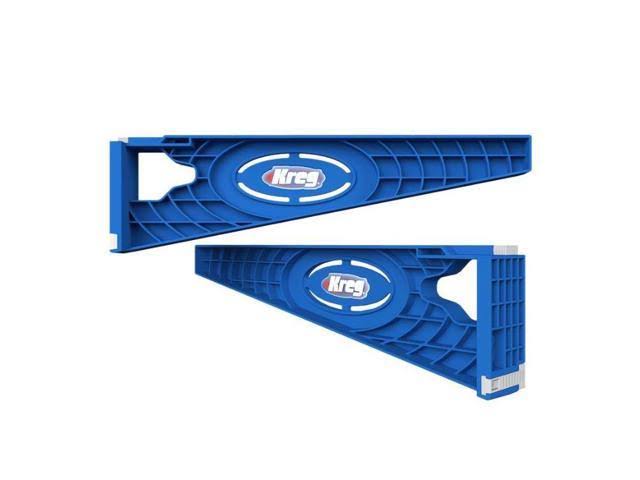 Kreg Drawer Slide Hardware and Hinge Jig with Two 2x22 Face Clamp