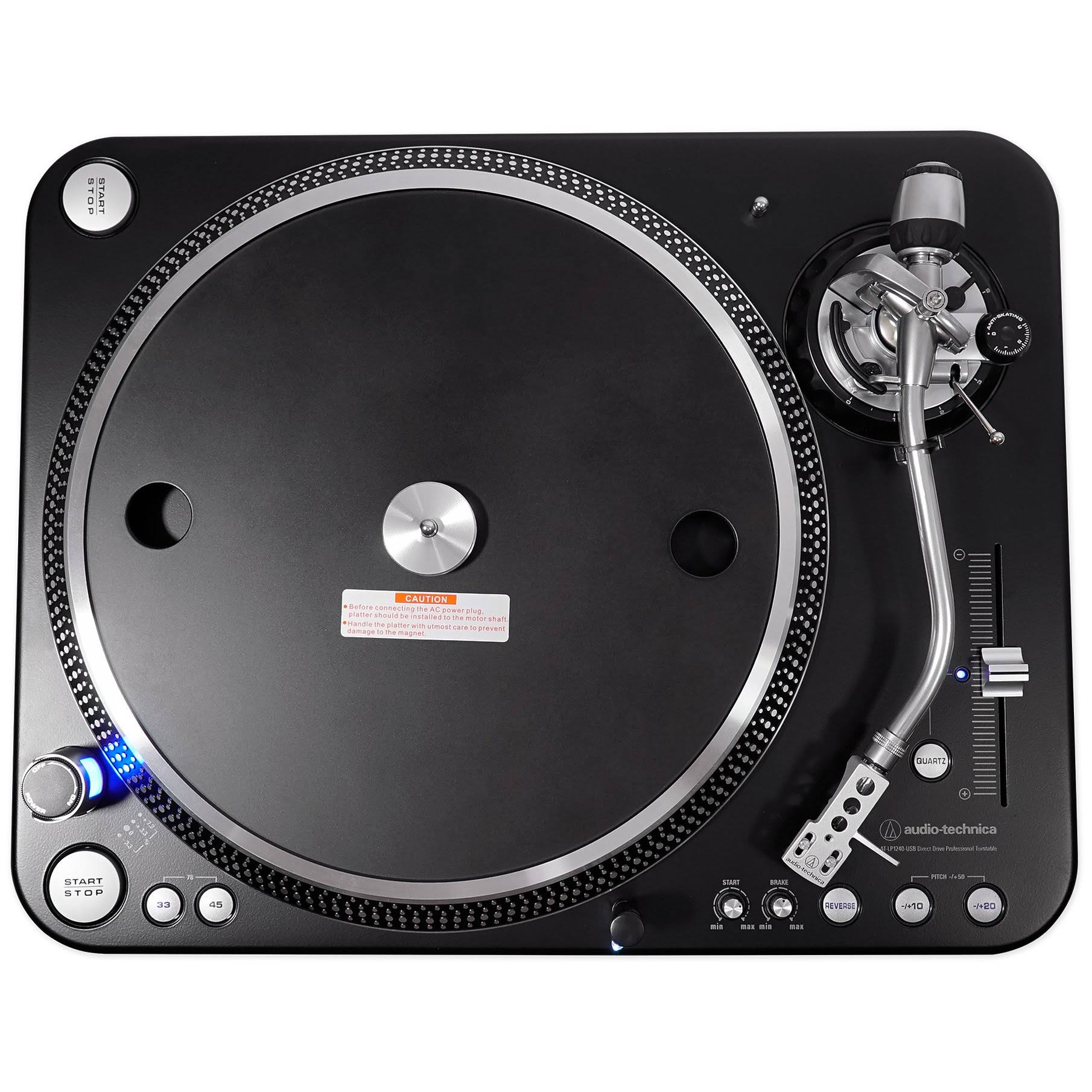 Audio-Technica AT-LP1240-USB XP Direct Drive Professional DJ Turntable