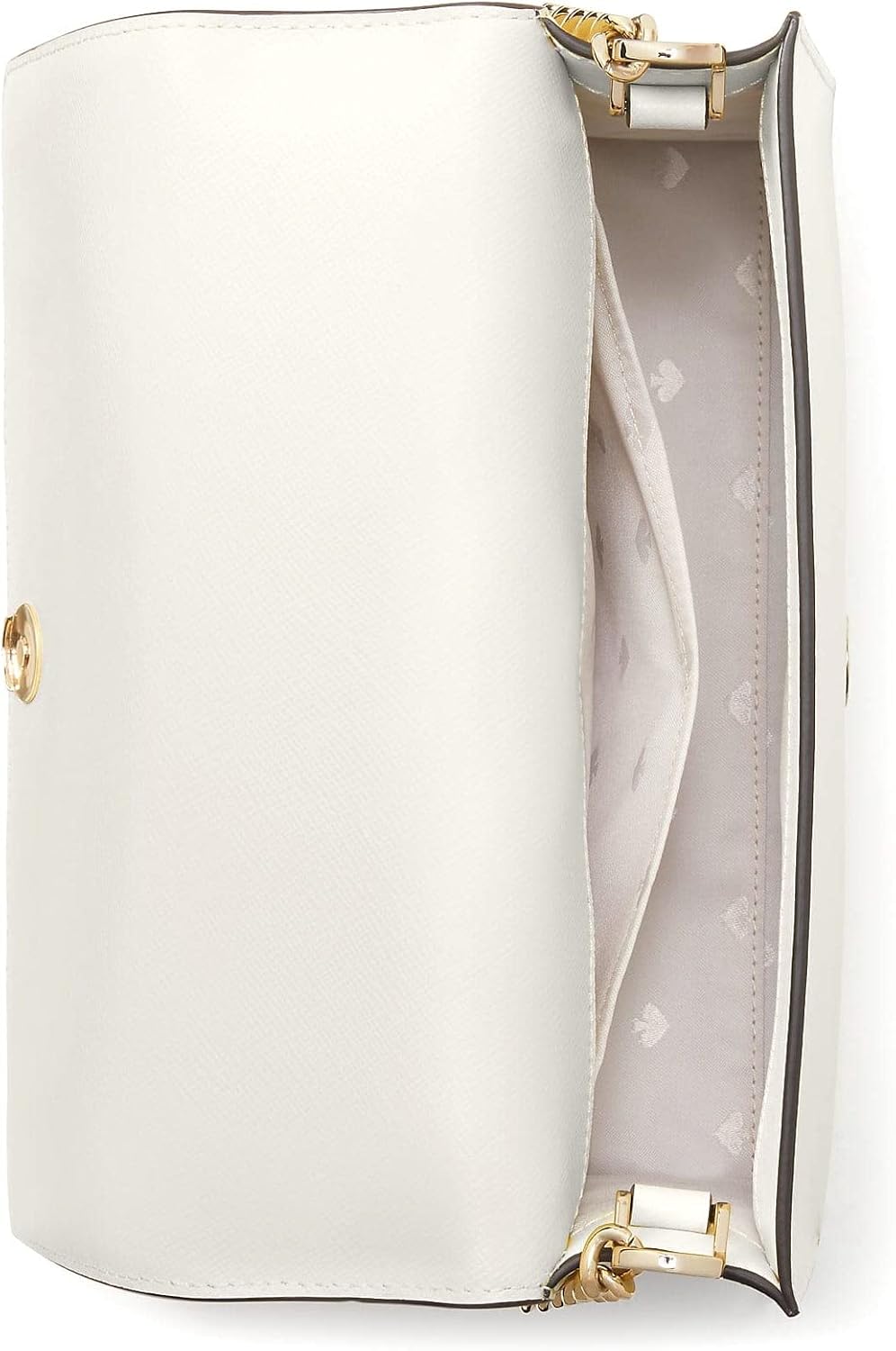 Kate Spade Carson Saffiano Leather Convertible Crossbody Bag (Parchment)