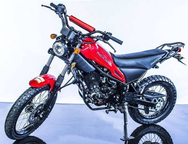 HHH 250cc Motorcycle Model RPS Magician 250cc Dual Sports Enduro 5 Speed Adult 250cc Scooter Motorcycle Street Bike (Black)