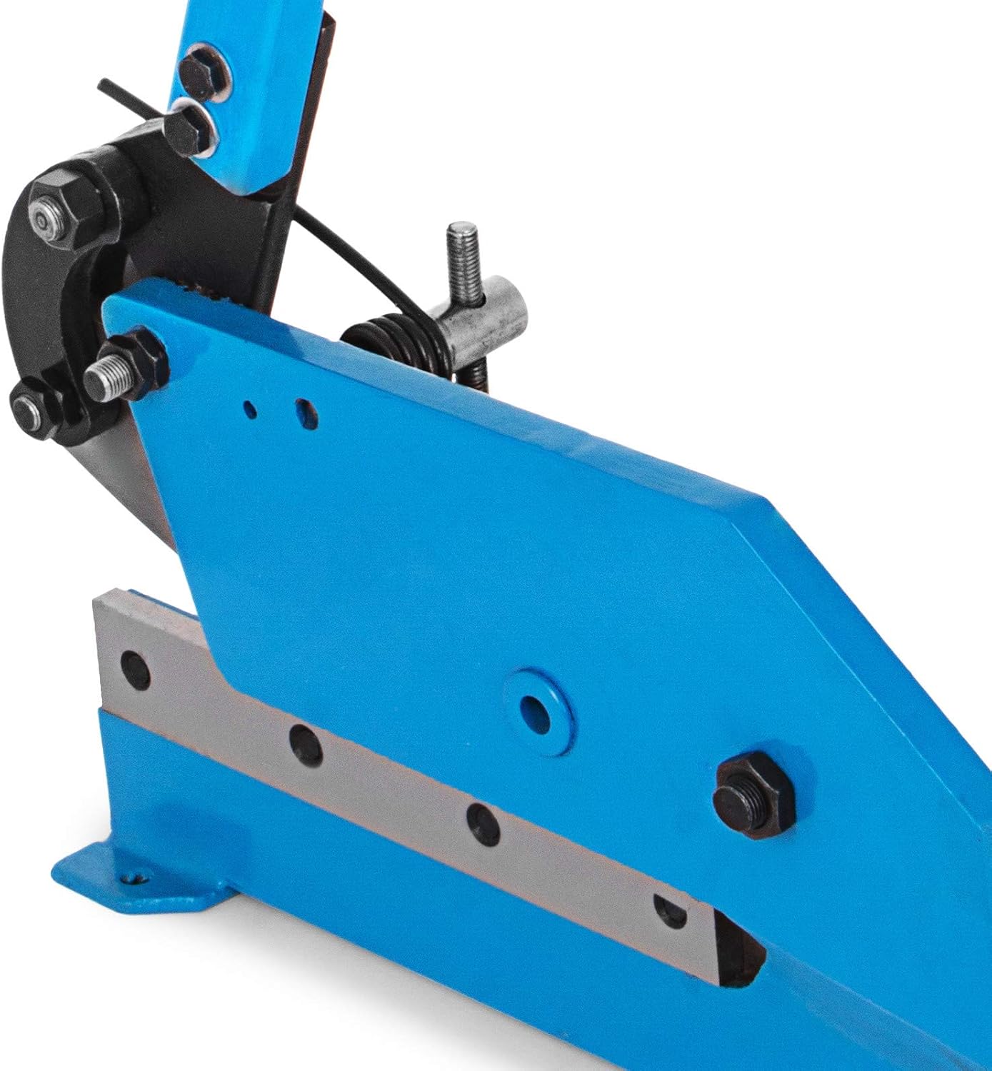 VEVOR Hand Plate Shear 5", Manual Metal Cutter Cutting Thickness1/4 Inch Max, Metal Steel Frame Snip Machine Benchtop 7/16 Inch Rod, for Shear Carbon Steel Plates and Bars