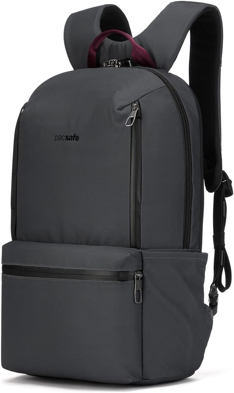 Pacsafe Metrosafe X Anti Theft 20L Backpack-with Padded 16" Laptop Sleeve, Slate, 20 Liter