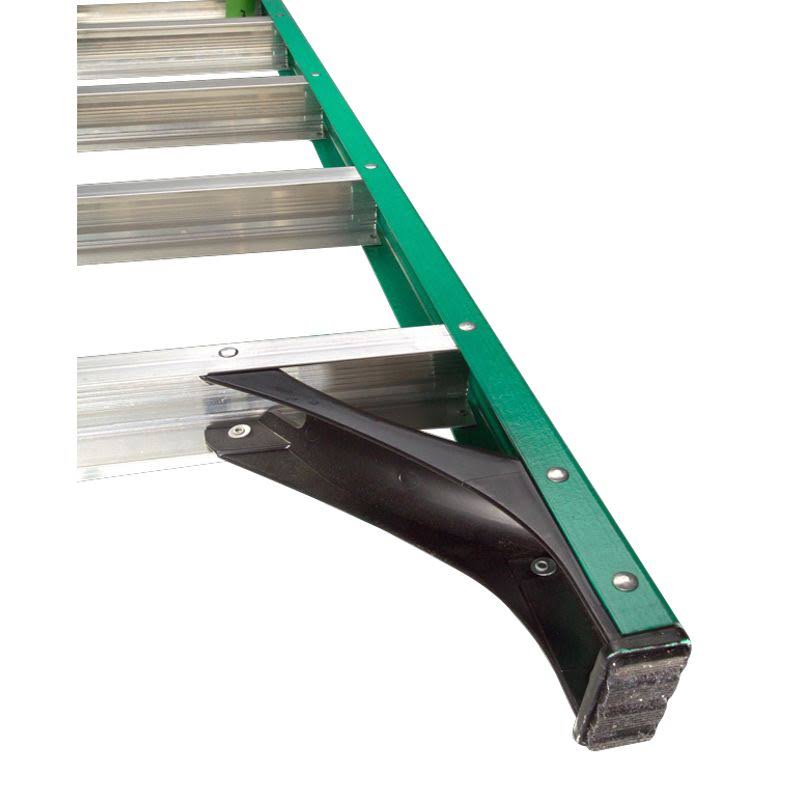 Werner 8 ft. Fiberglass Step Ladder, 225 lb. Load Capacity Type II Duty rating FS208