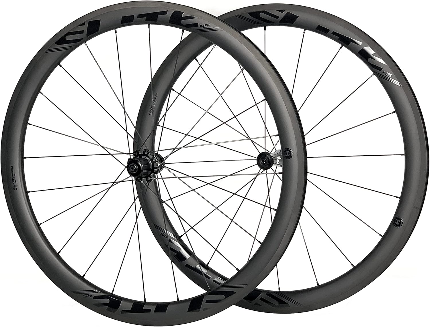 ELITEWHEELS Road Bike Carbon Wheels 700c Clincher 38/50/60/88mm Carbon Wheelset Tubeless Ready Cycling Wheel U Shape